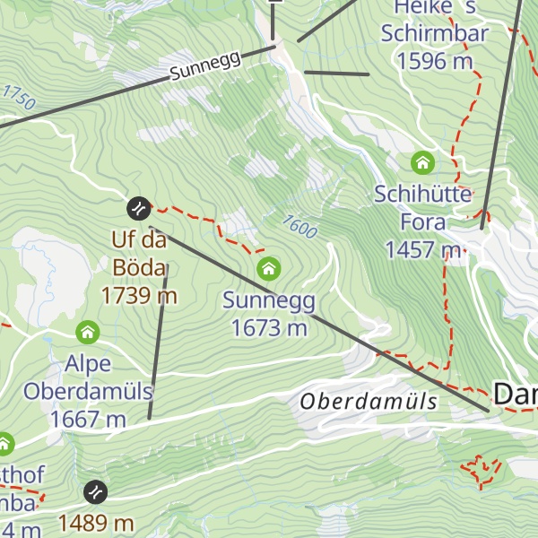 Map of Sunnegg