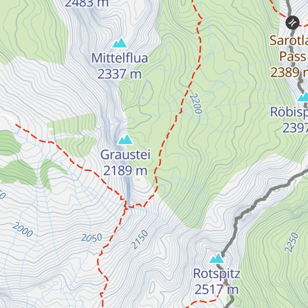 Map of Plasseggenhütte