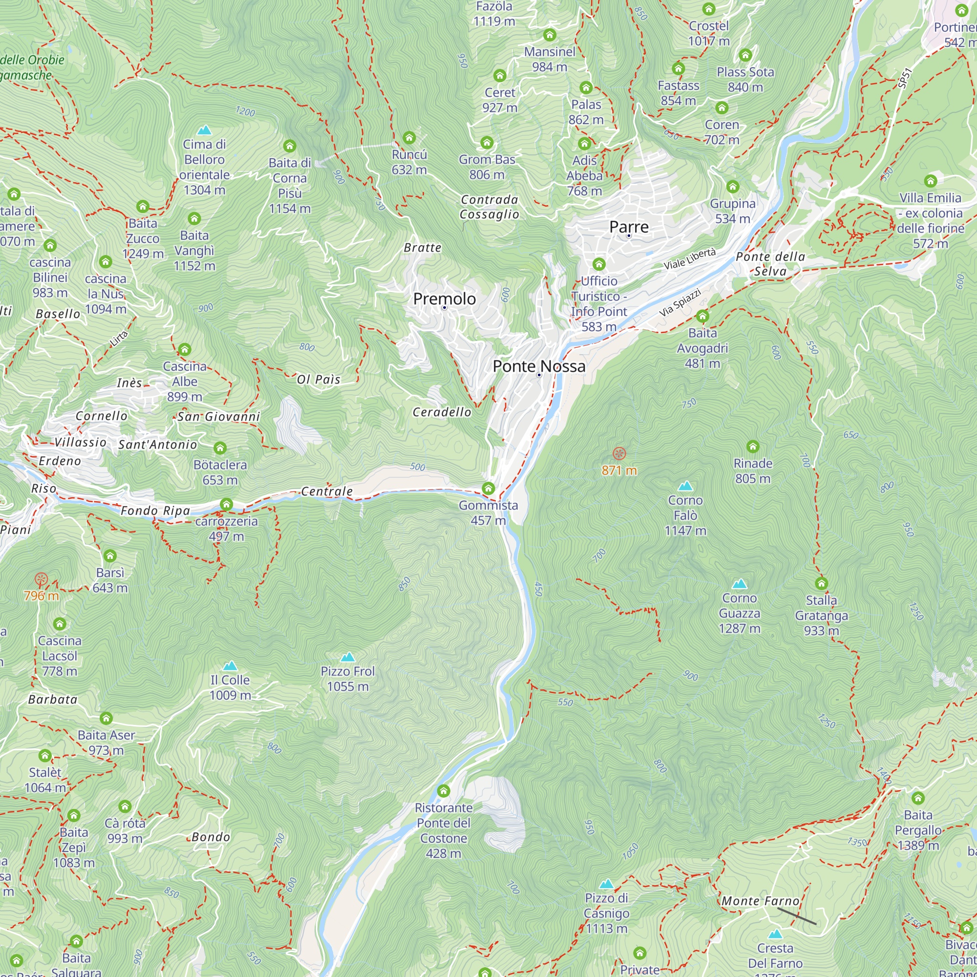 Gommista map