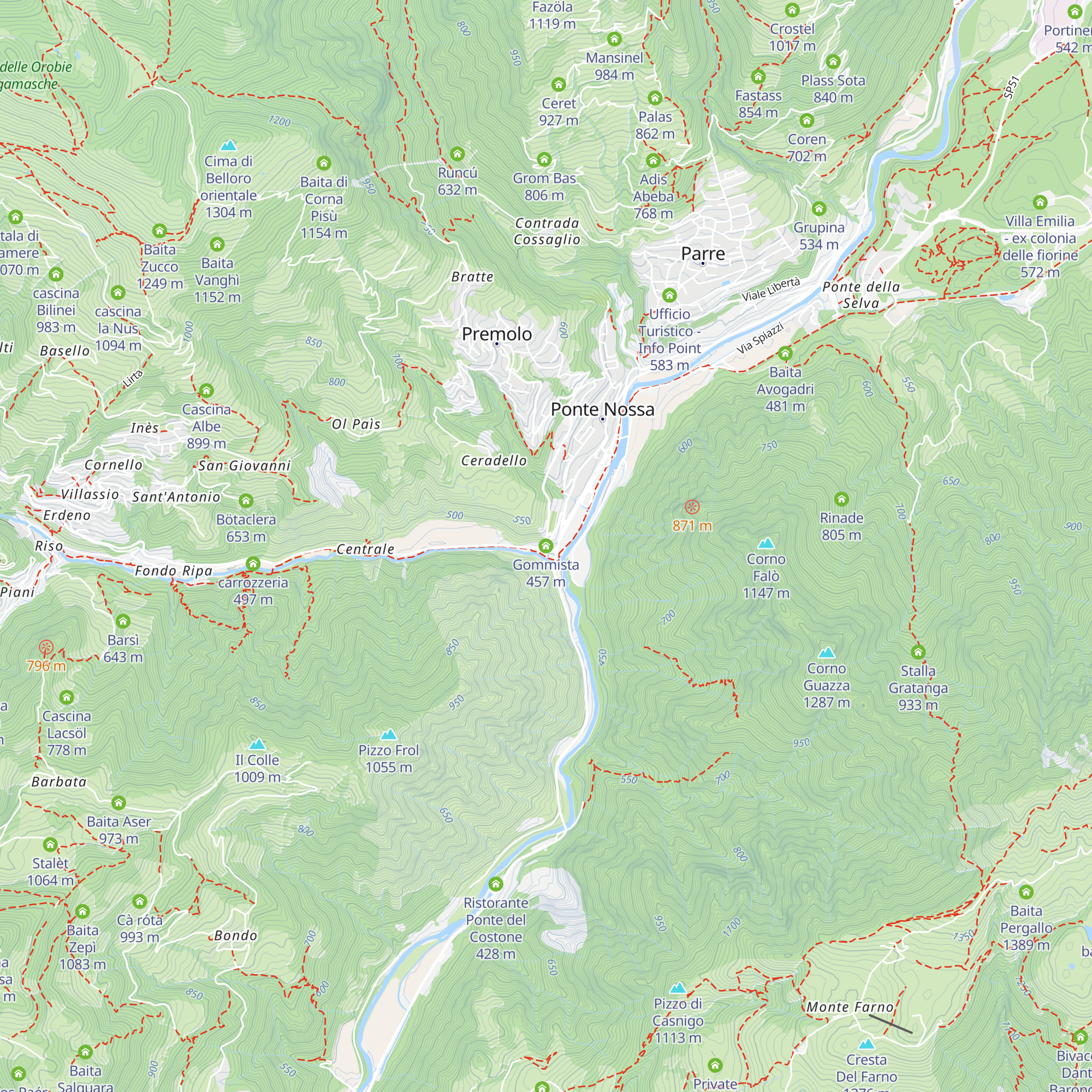 Gommista map