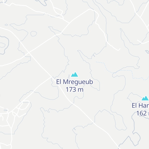 Map of El Mregueub