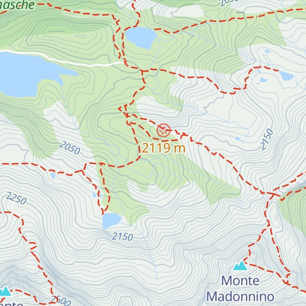 Map of Baita Pian dell'Asino