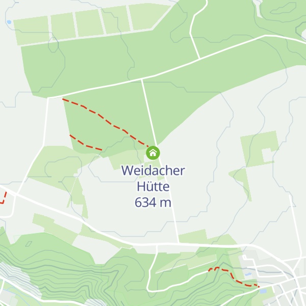 Map of Weidacher Hütte