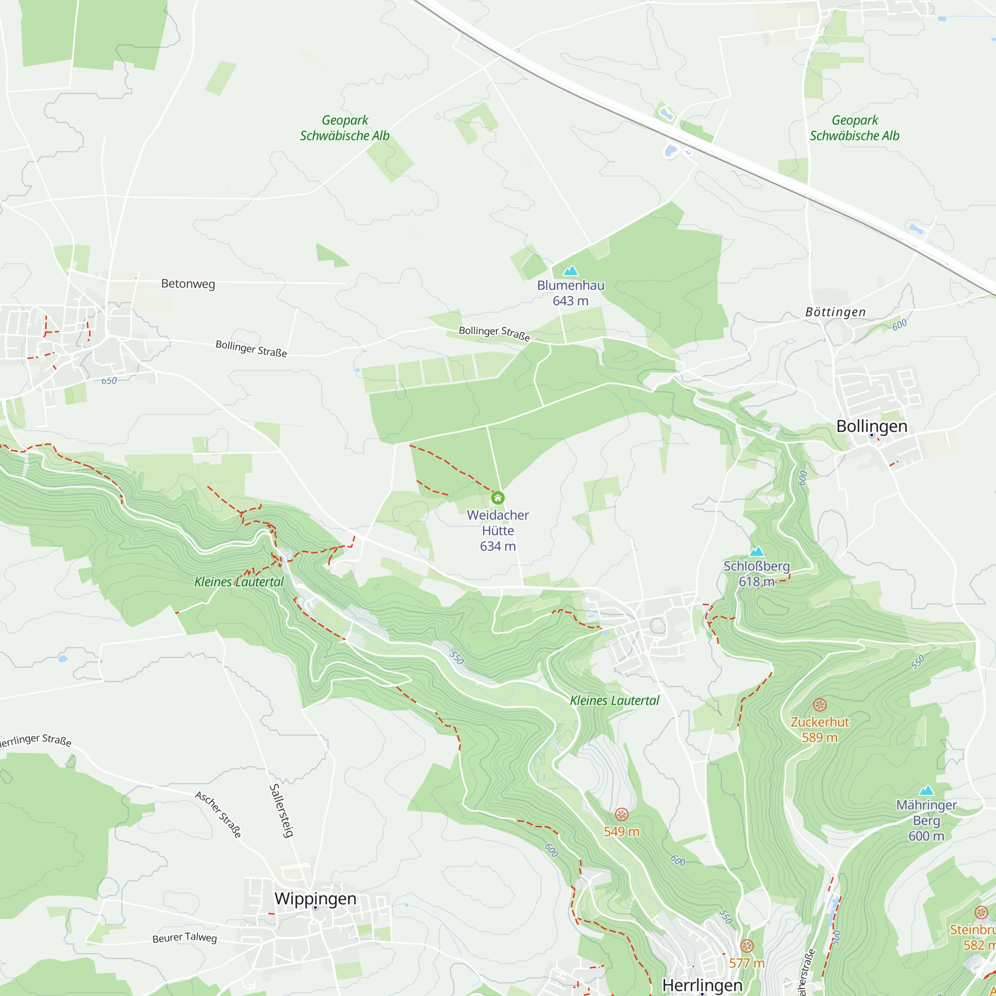 Weidacher Hütte map