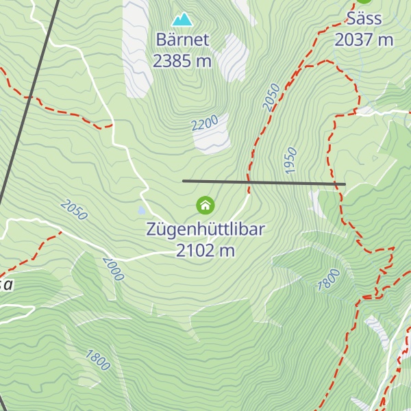 Map of Zügenhüttlibar