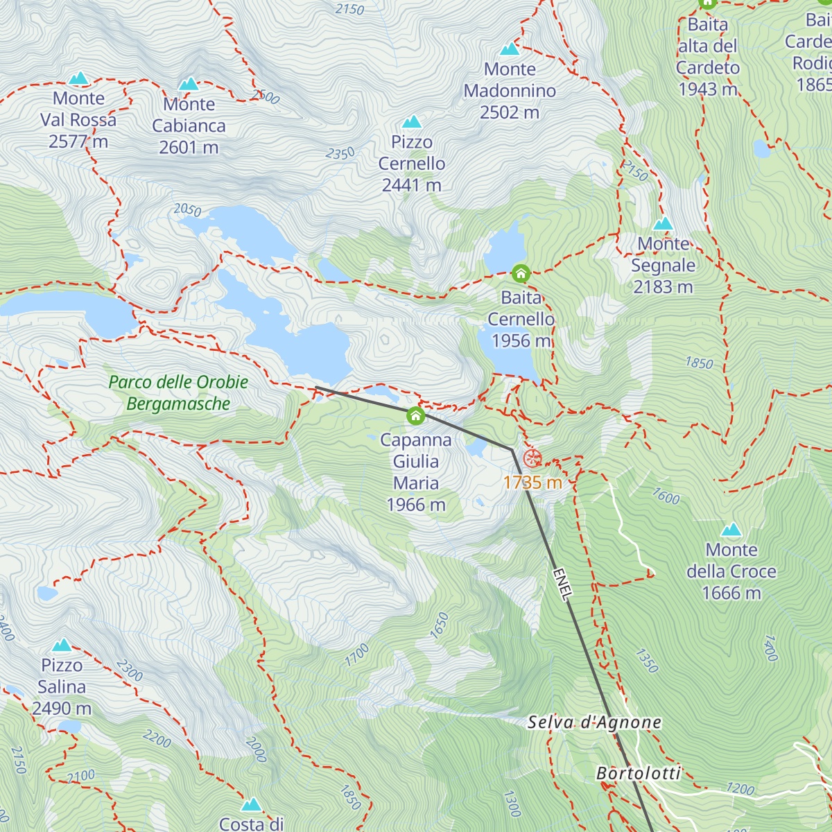 Capanna Giulia Maria map