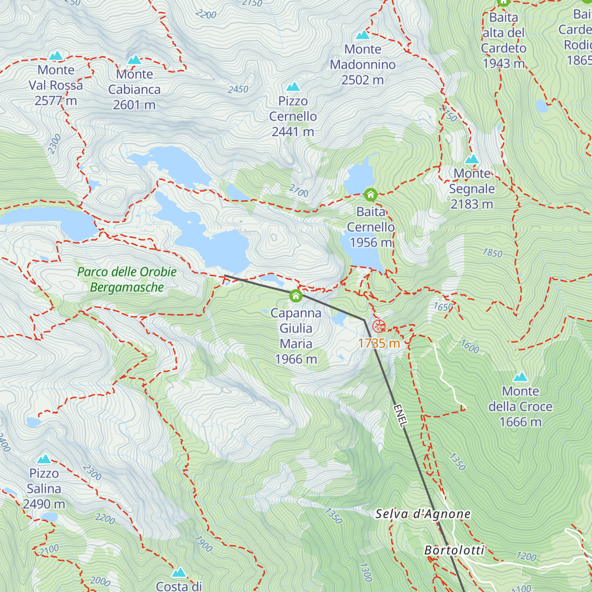 Capanna Giulia Maria map
