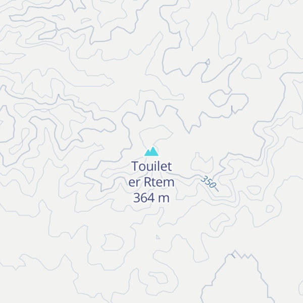 Map of Touilet er Rtem