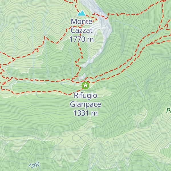 Map of Rifugio Gianpace