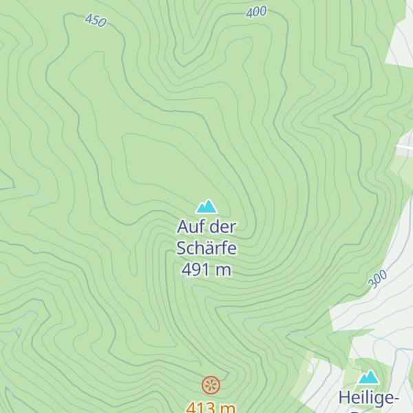 Map of Auf der Schärfe