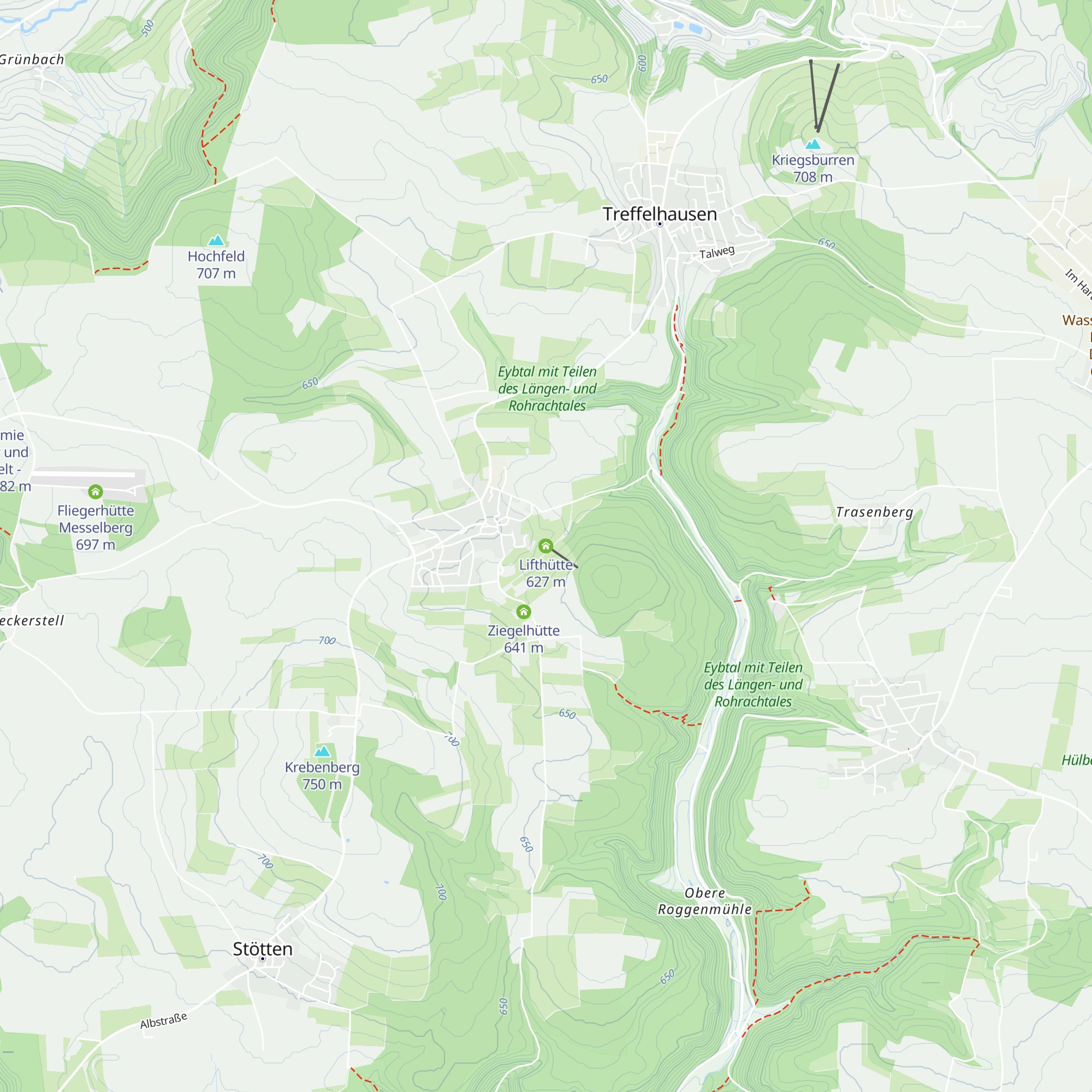 Lifthütte map