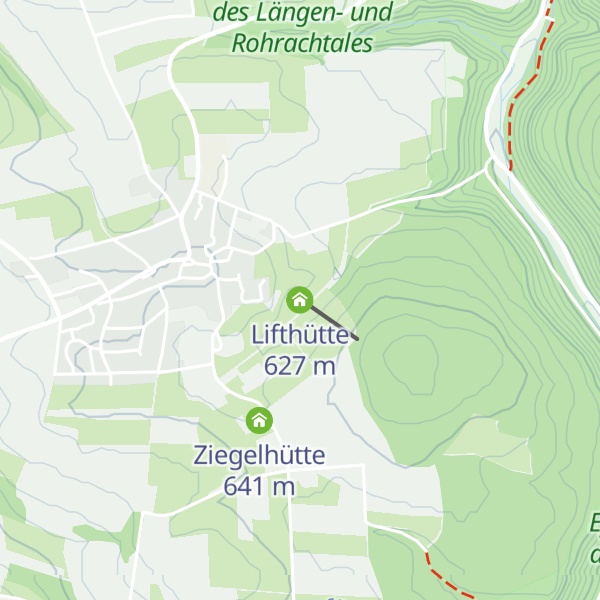 Map of Lifthütte