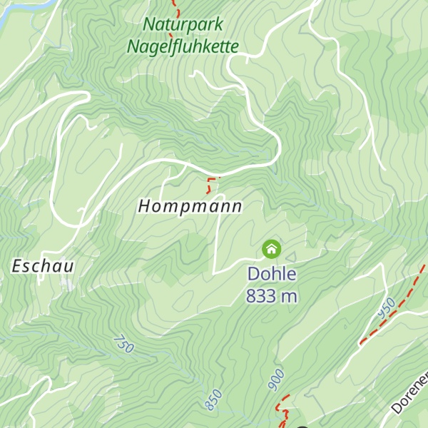 Map of Kapelle Hompmann