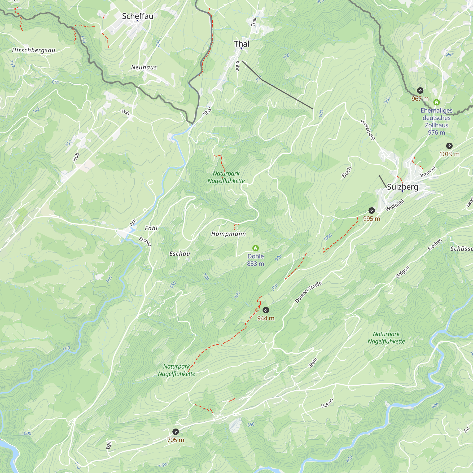Kapelle Hompmann map