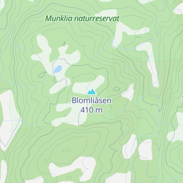 Map of Blomliåsen