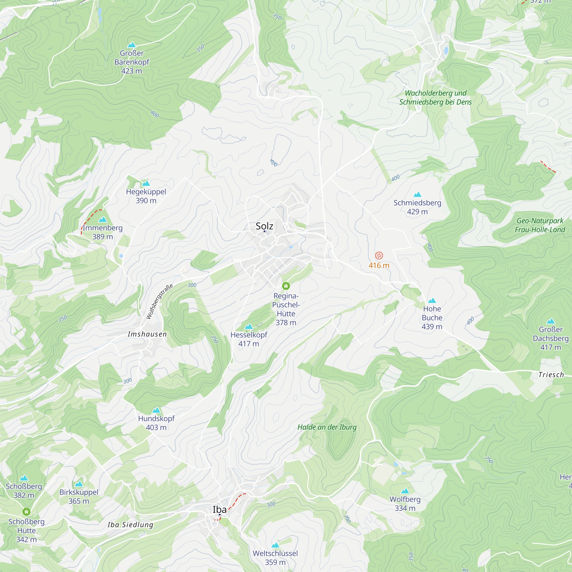 Regina-Püschel-Hütte map