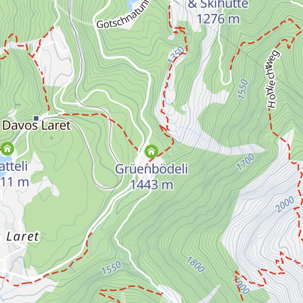 Map of Grüenbödeli