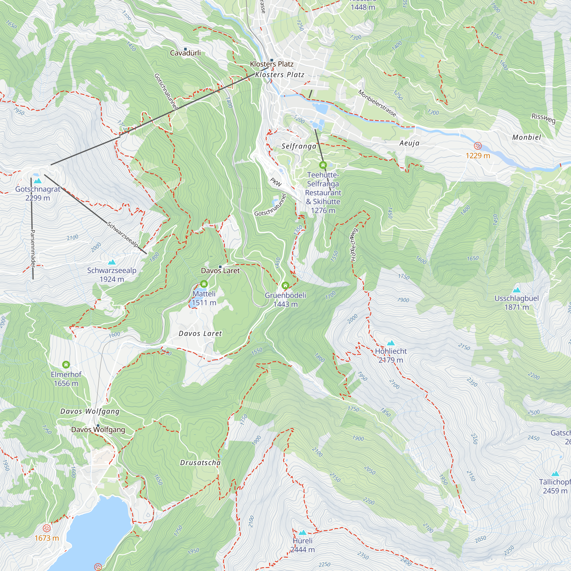 Grüenbödeli map