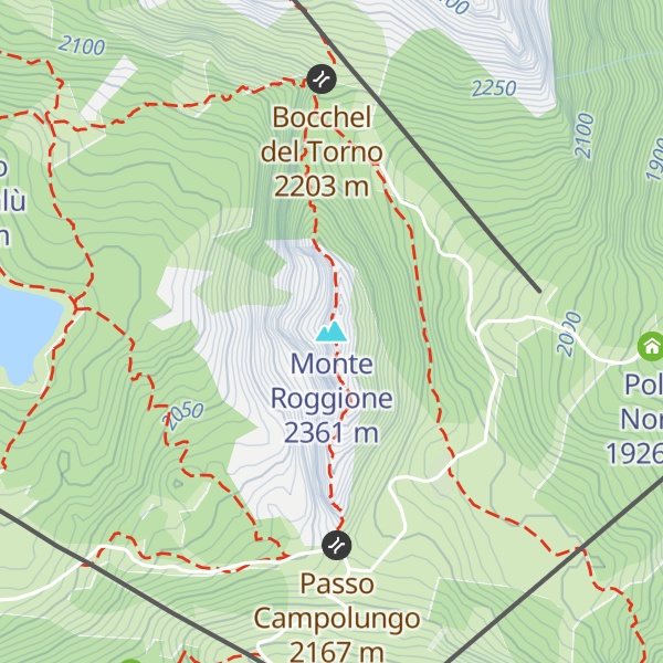 Map of Monte Roggione