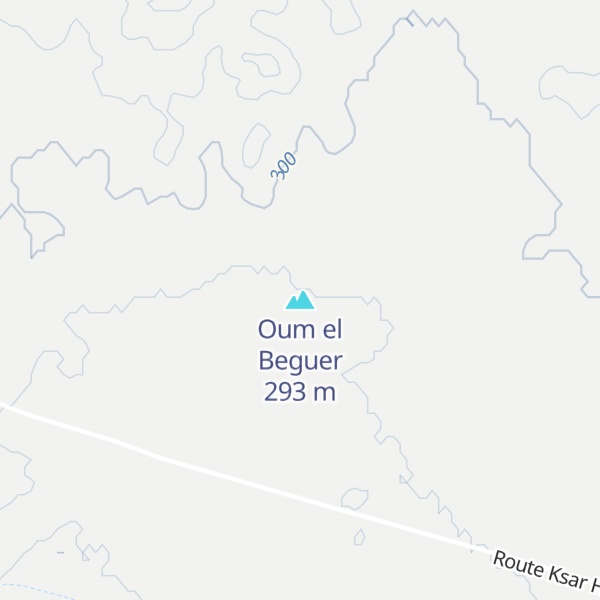 Map of Oum el Beguer