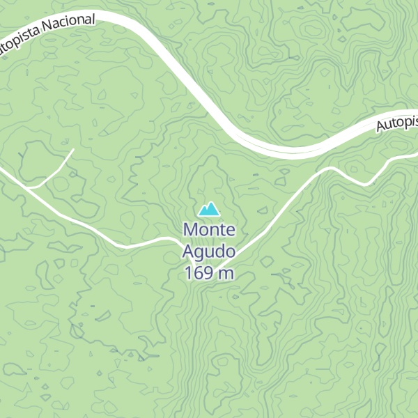 Map of Monte Agudo