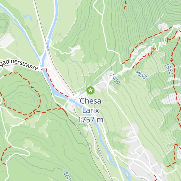 Map of Chesa Larix