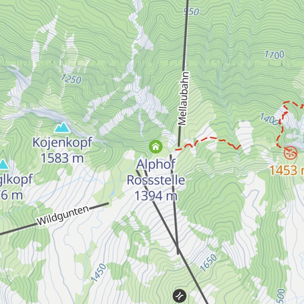 Map of Kapelle Fam. Simma