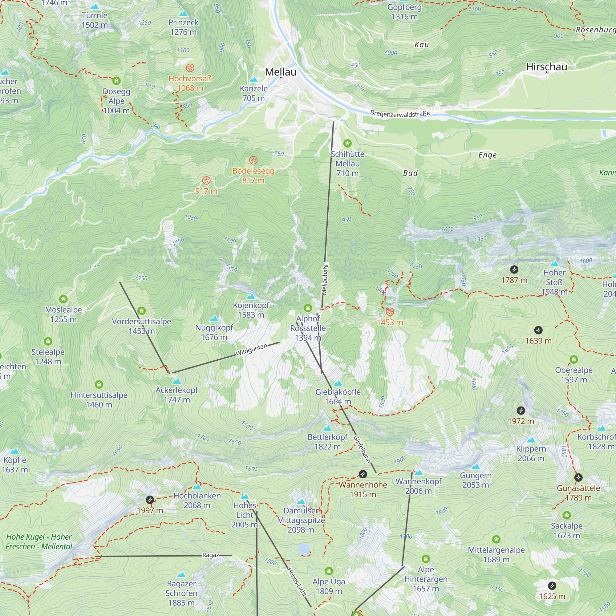 Alphof Rossstelle map