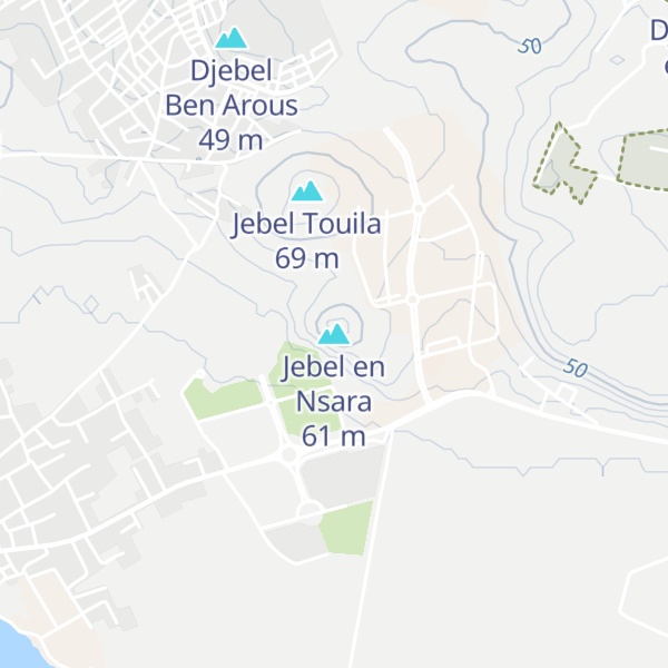 Map of Jebel en Nsara