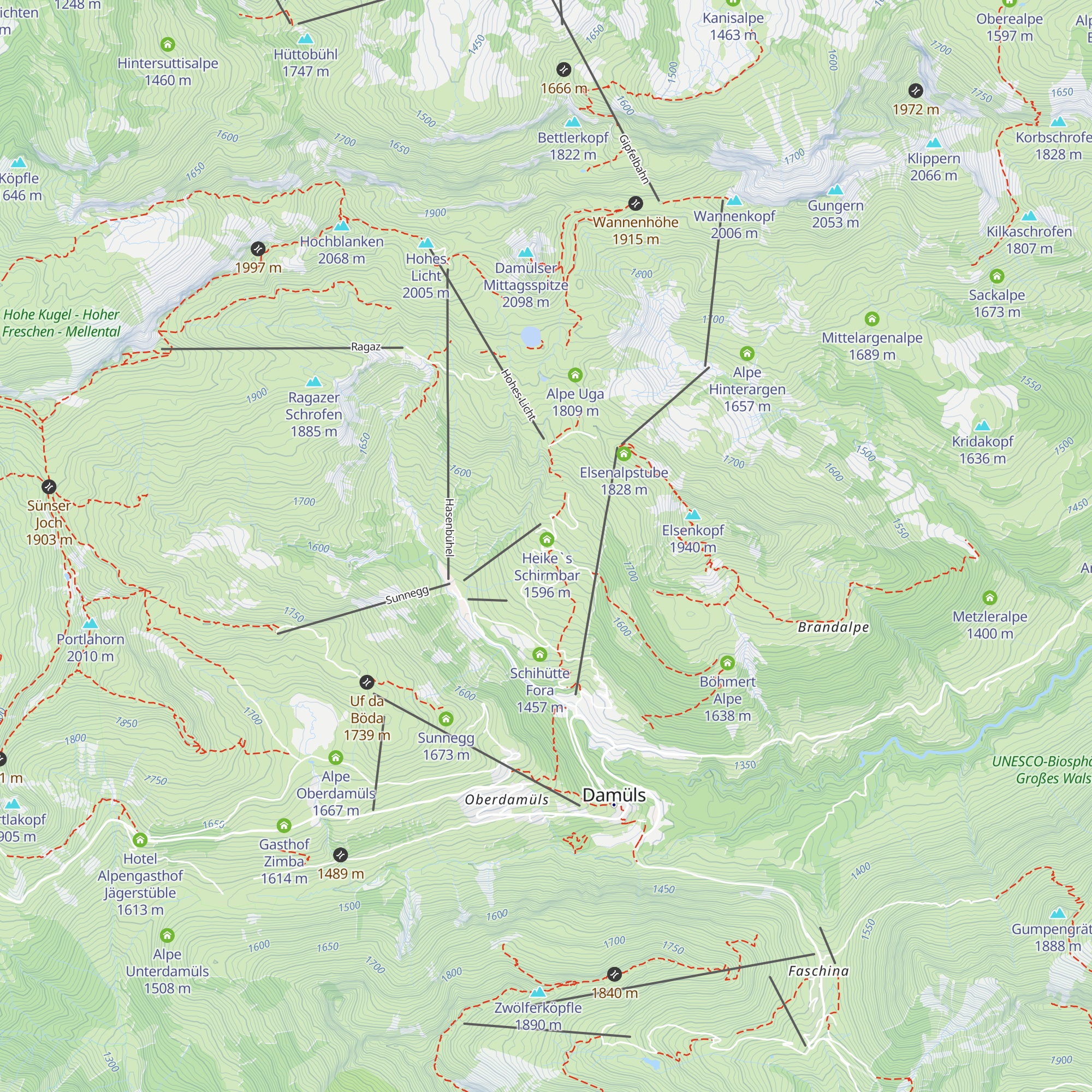 Walisgaden map