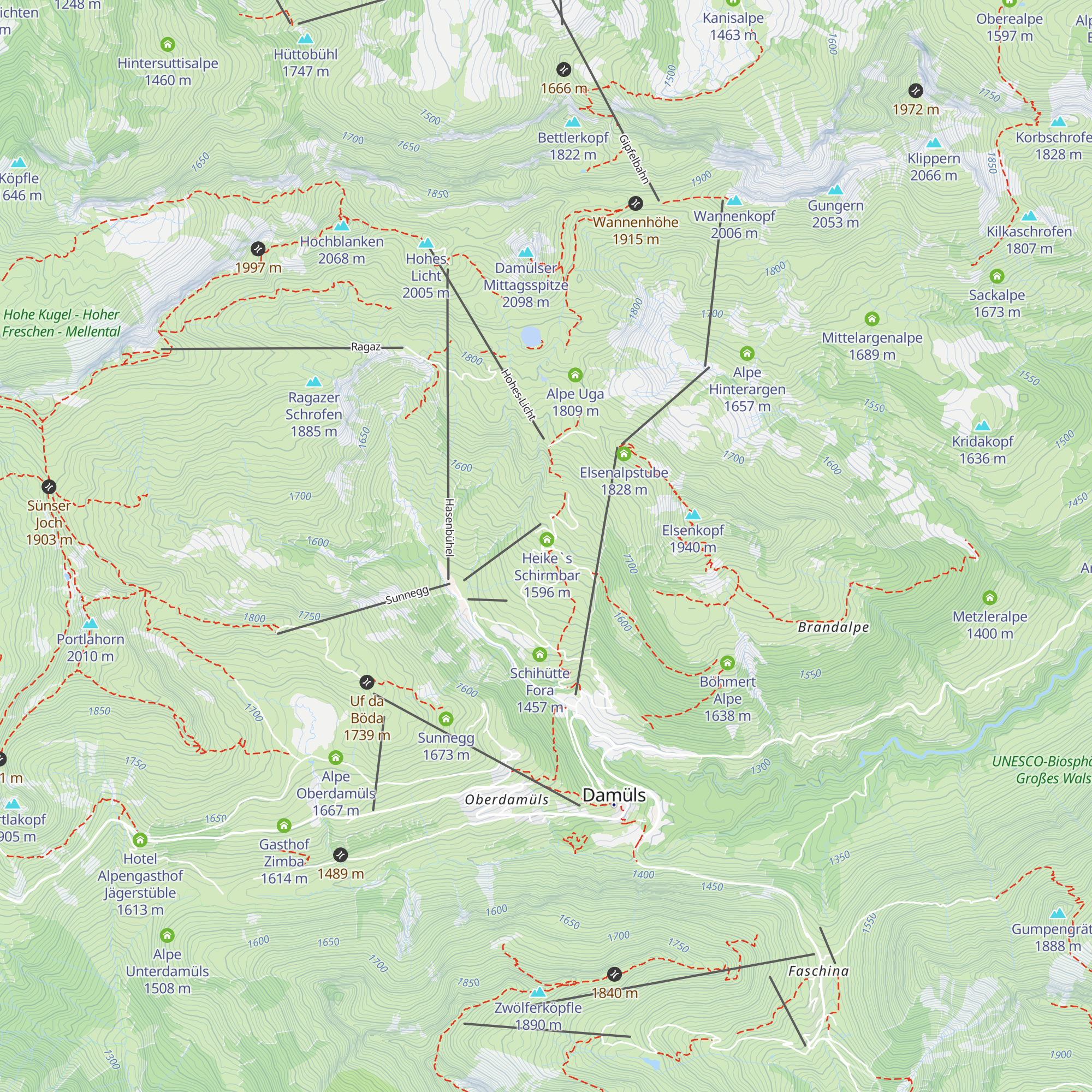 Walisgaden map