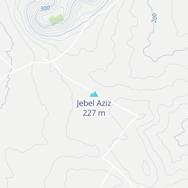Map of Jebel Aziz