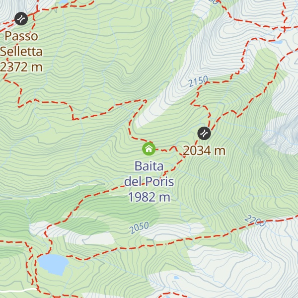 Map of Baita del Poris