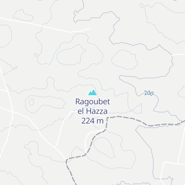 Map of Ragoubet el Hazza