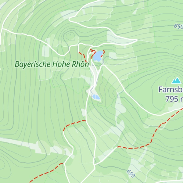 Map of Berghaus Rhön