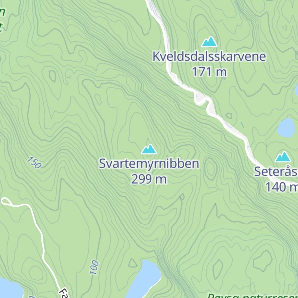 Map of Svartemyrnibben