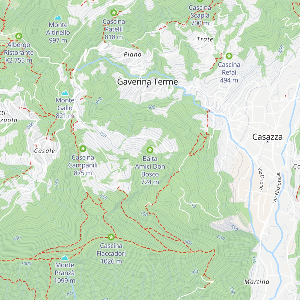 Baita Amici Don Bosco map