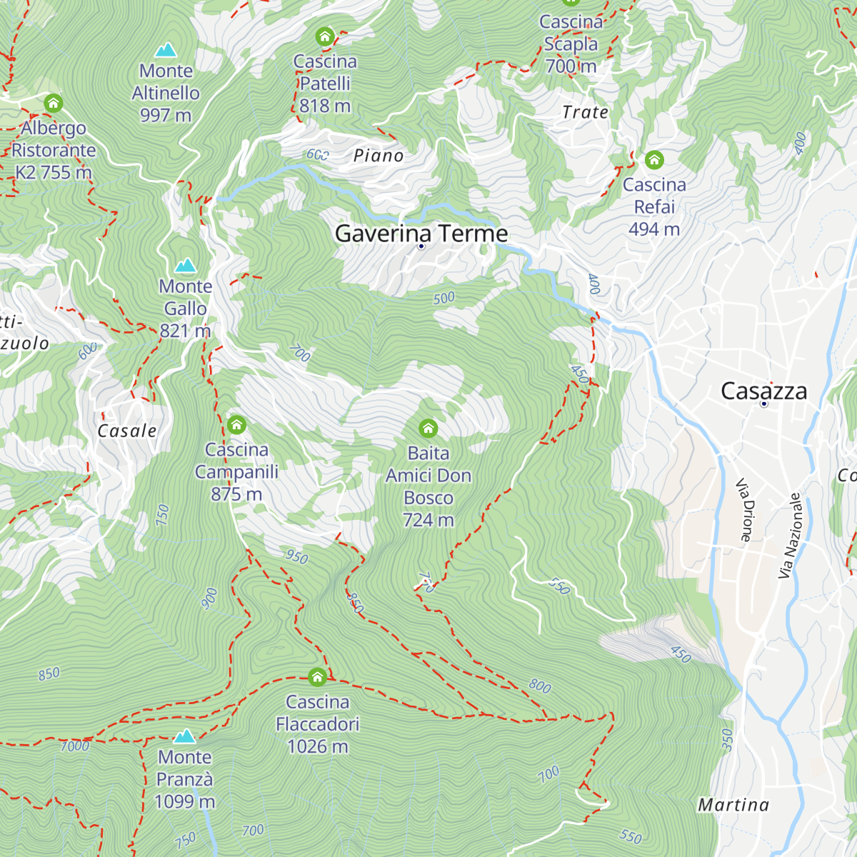 Baita Amici Don Bosco map