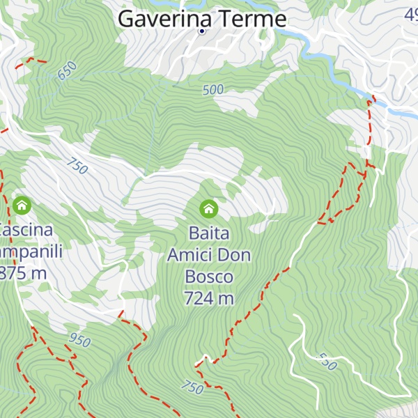 Map of Baita Amici Don Bosco