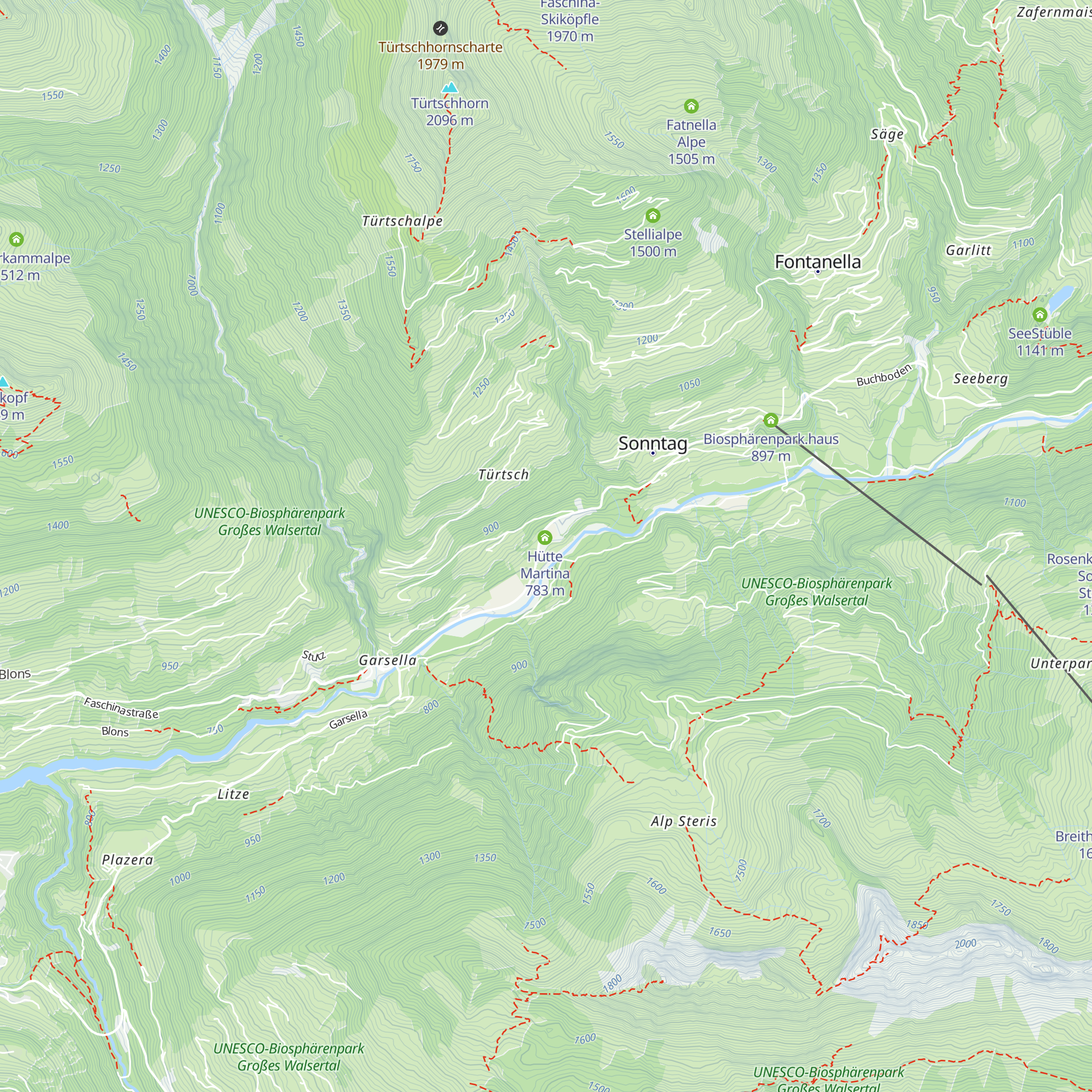 Rotkreuz-Abteilung Bludenz Außenstelle Sonntag map