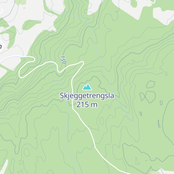 Map of Skjeggetrengsla