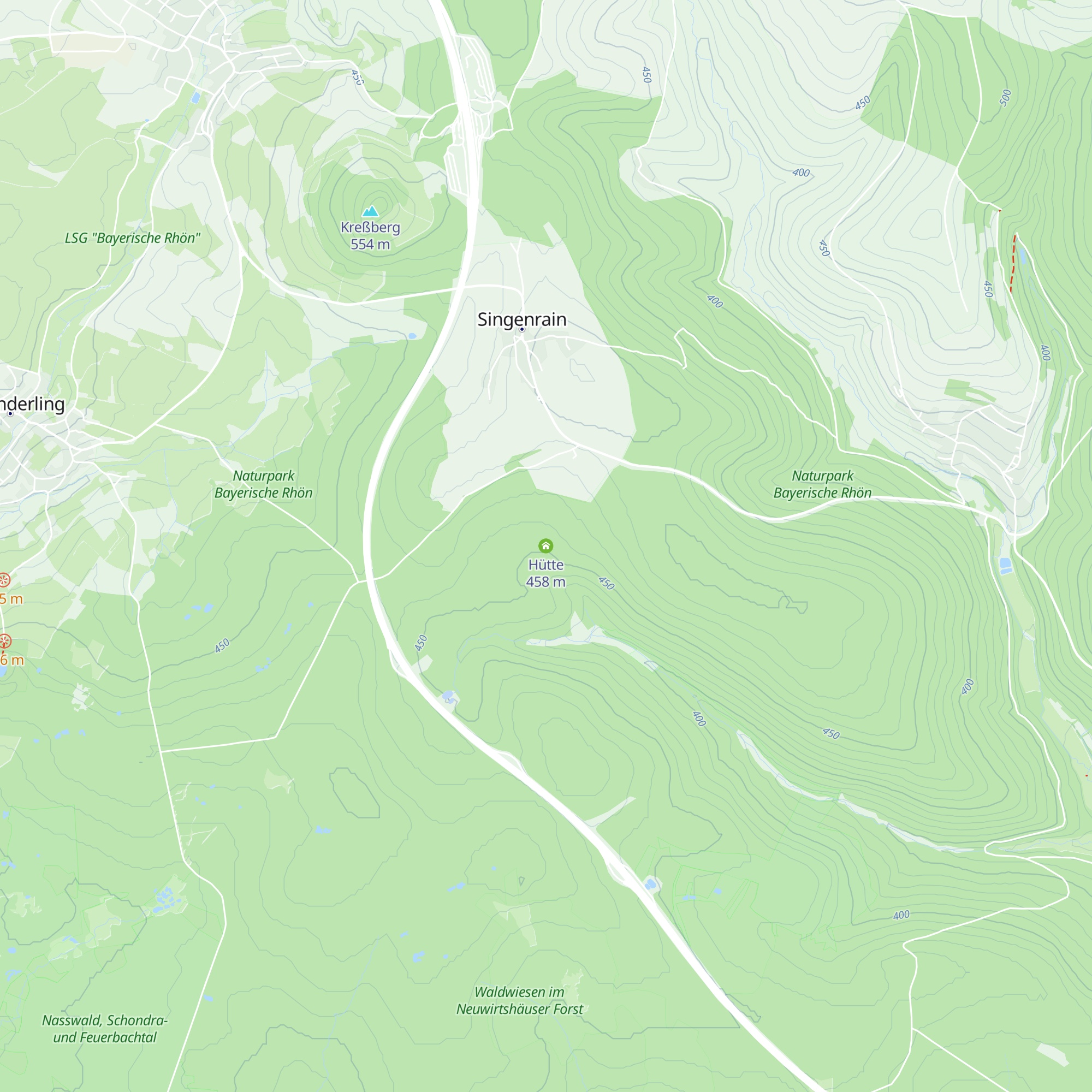 Hütte map