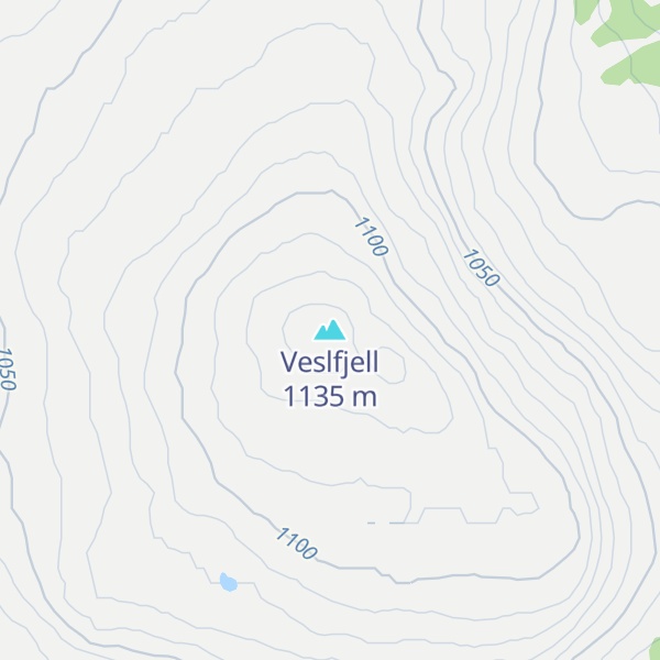 Map of Veslfjell