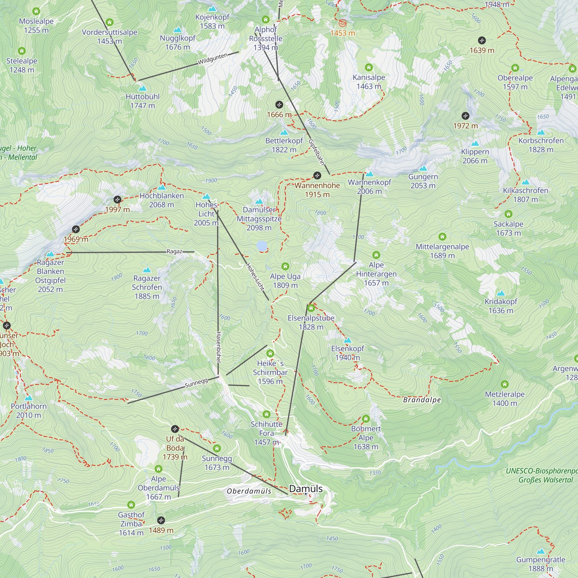 Michl's Sennhütte map