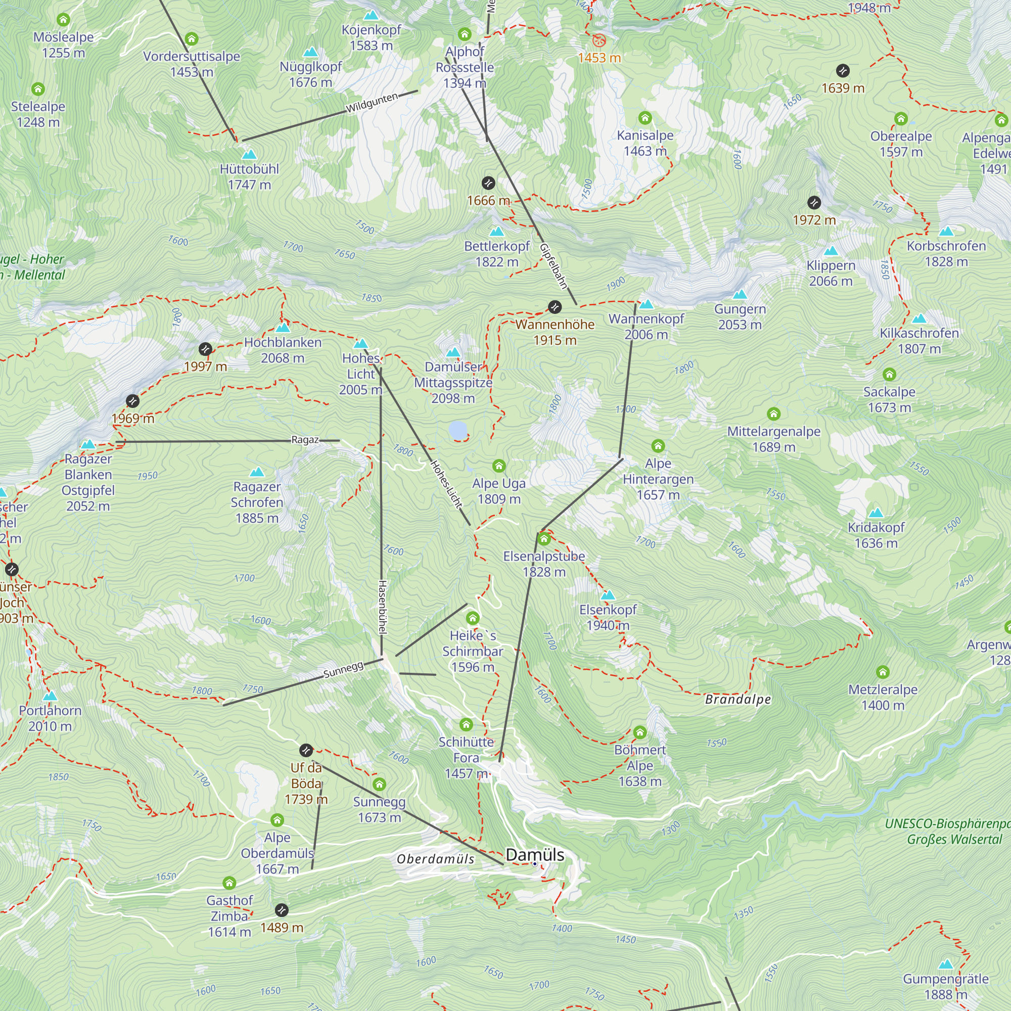 Michl's Sennhütte map