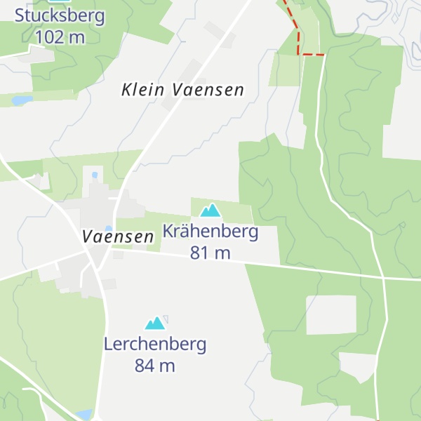 Map of Krähenberg
