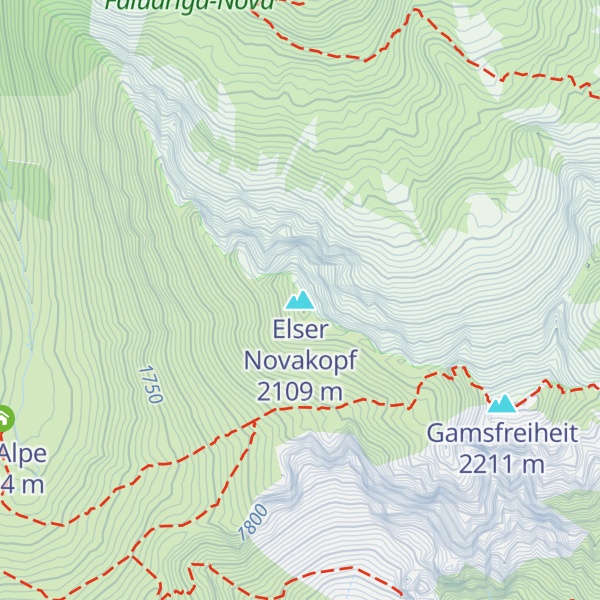 Map of Elser Novakopf