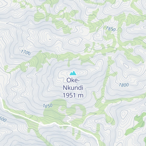 Map of Oke-Nkundi