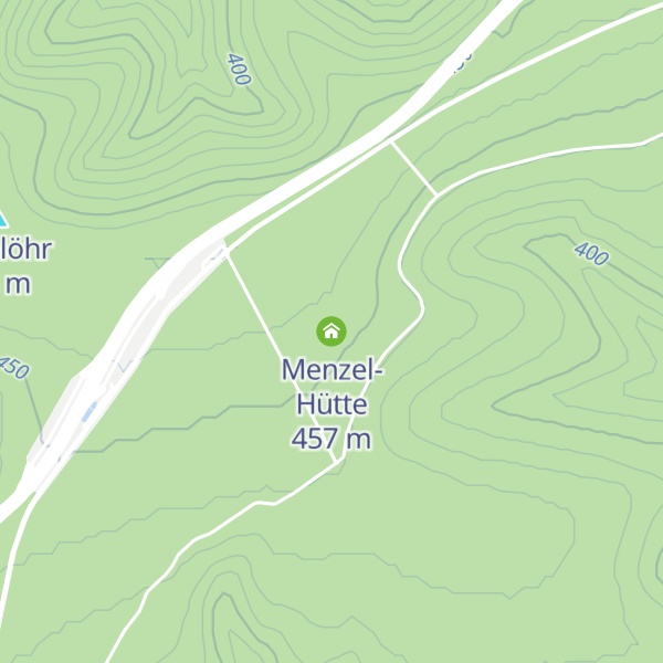 Map of Menzel-Hütte
