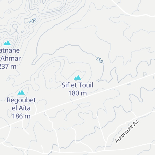 Map of Sif et Touil